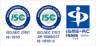 ジェネロ ISMS・Cloud認証ロゴ