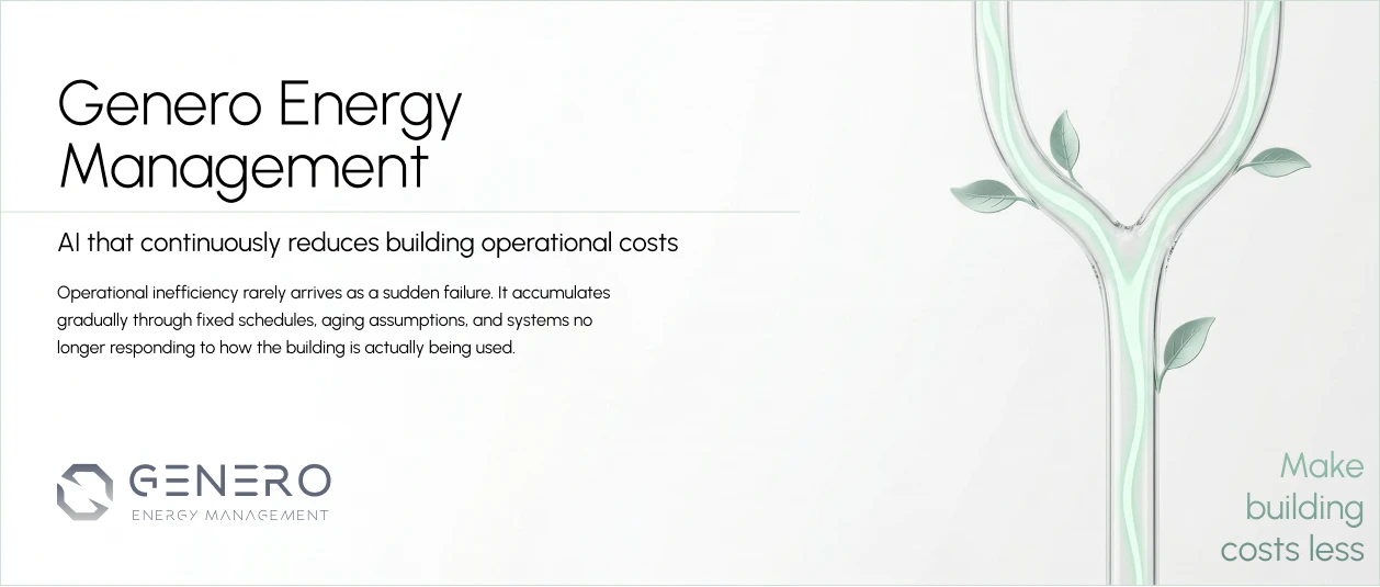 Genero Energy Management — AI that continuously reduces building operational costs.