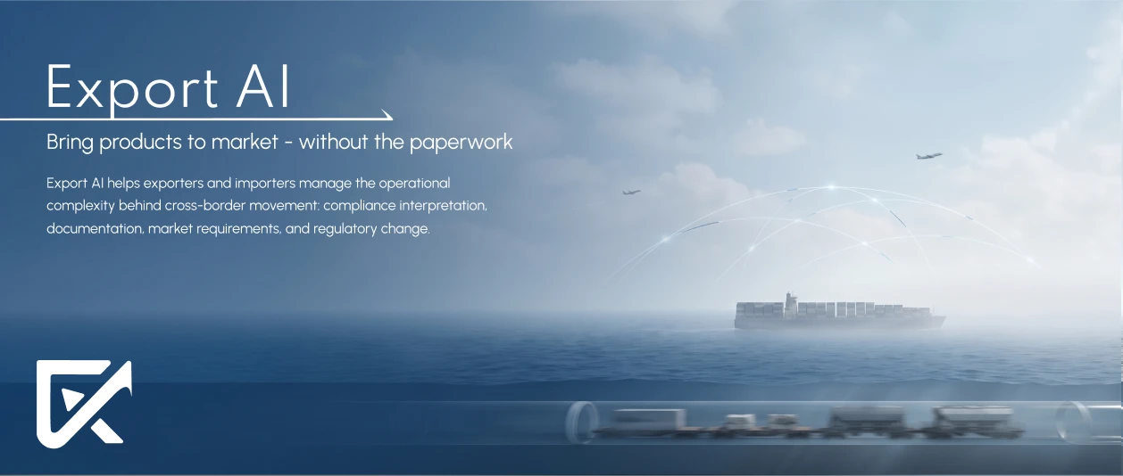 Export AI — Bring products to market without the paperwork.